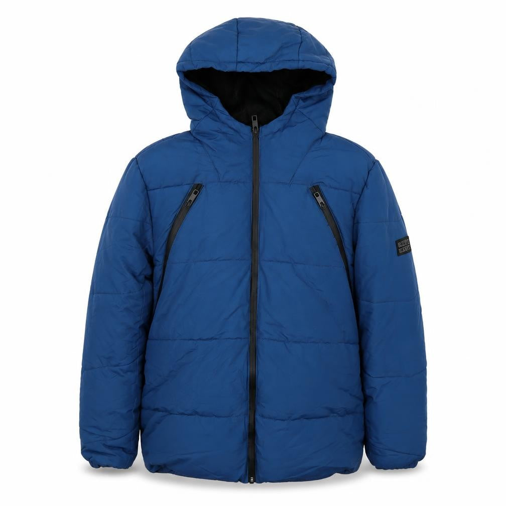 Explorer Boys Blue Puffer Jacket 12 Years Hooded Casual