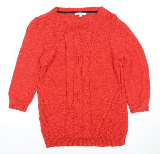 Per Una Women's Red Crew Neck Pullover Jumper