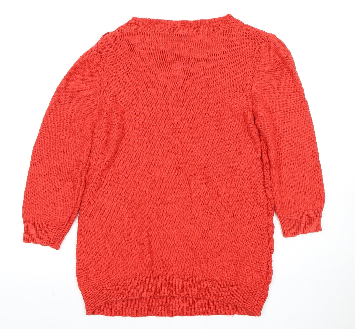 Per Una Women's Red Crew Neck Pullover Jumper