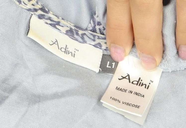Adini Women's Multicoloured L Blouse with 3/4 Sleeves