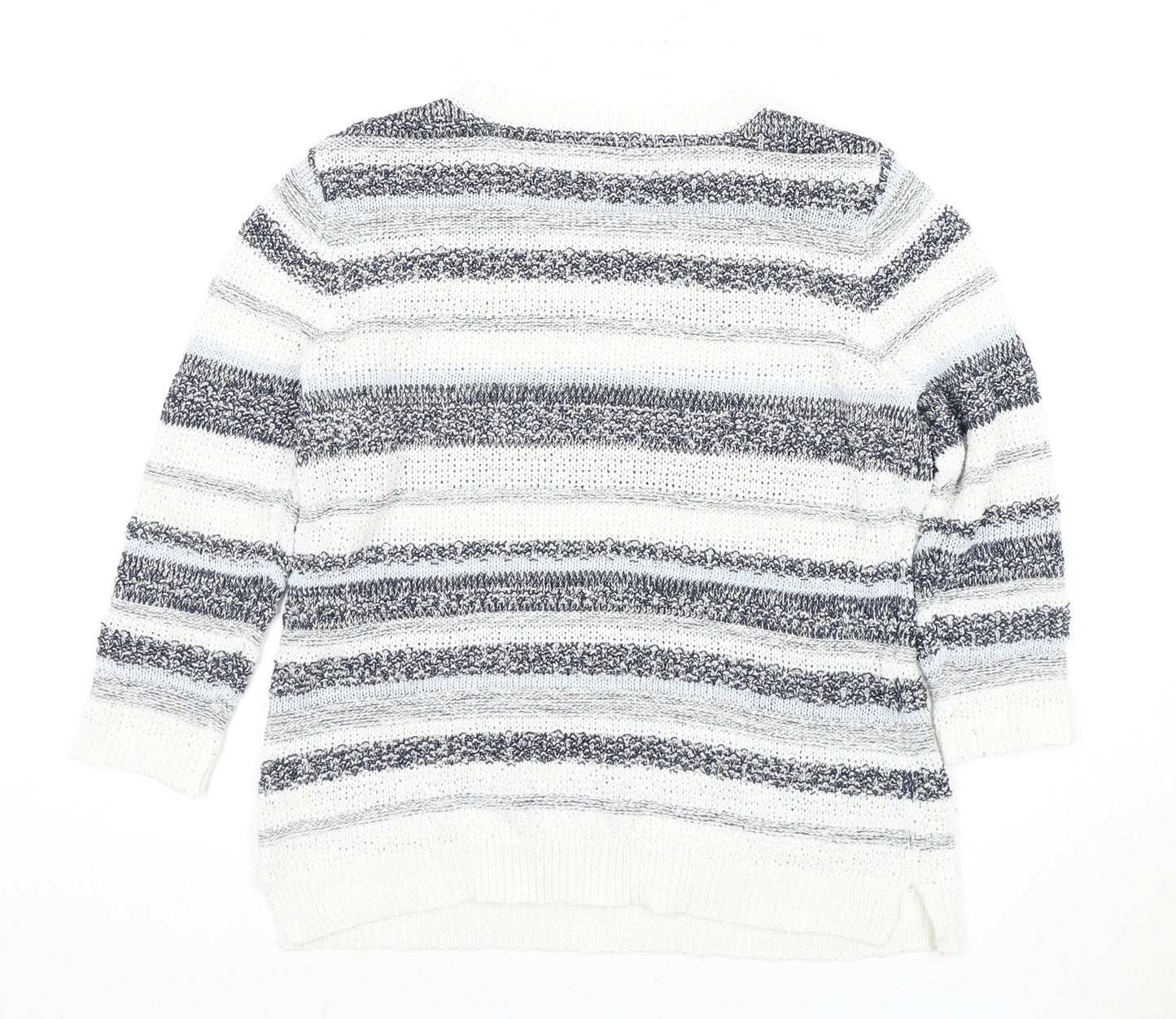 M&Co Women's Multicoloured Striped Pullover Jumper