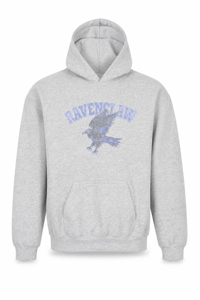 Grey Harry Potter Ravenclaw Boys Pullover Hoodie L
