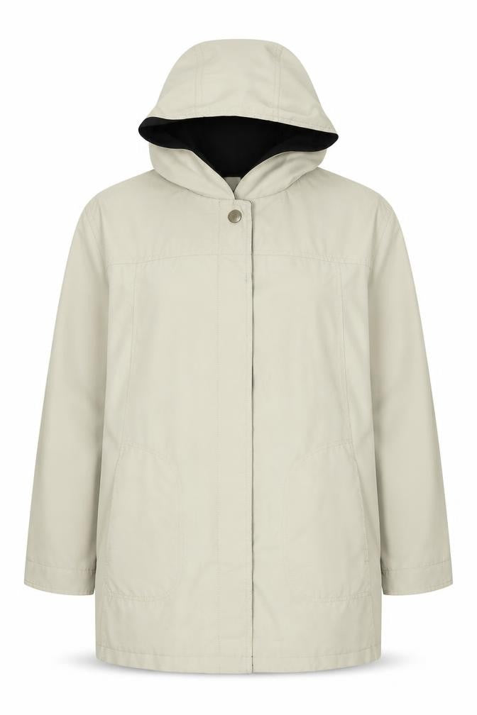 Jane Doe Women Beige Mid-Length Cape