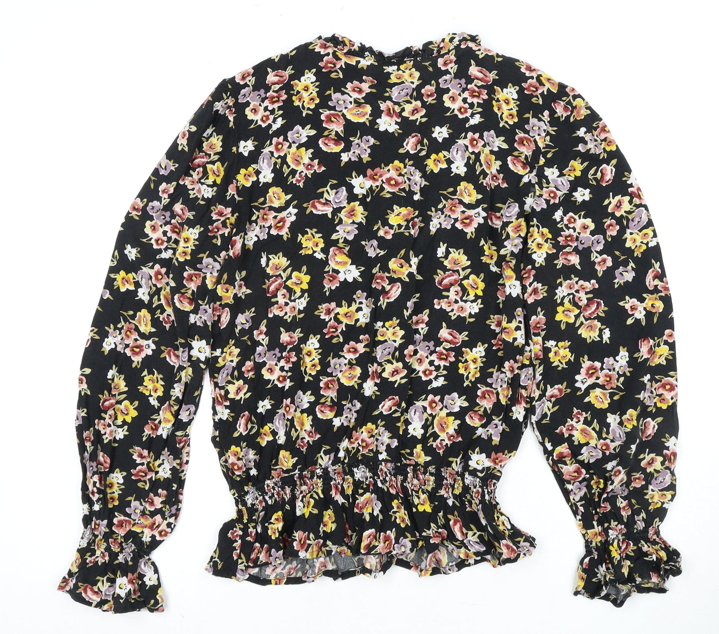 Marks and Spencer Floral Black XS Blouse for Women