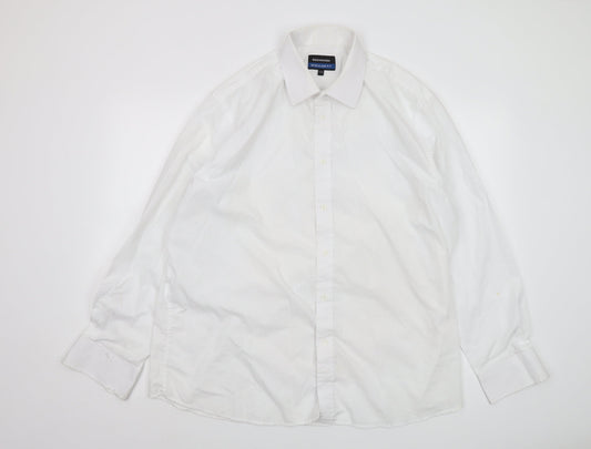 Greenwoods Men's White Regular Fit Long Sleeve Shirt