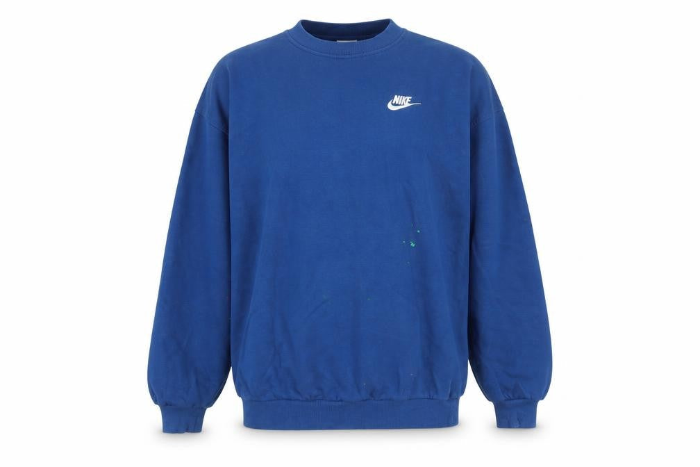 Nike Boys Blue Pullover Sweatshirt XL with Logo Accent