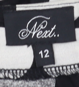 Next Women's Black Polka Dot T-Shirt Size 12