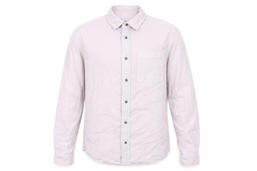 River Island Men's Pink Button-Up Shirt S