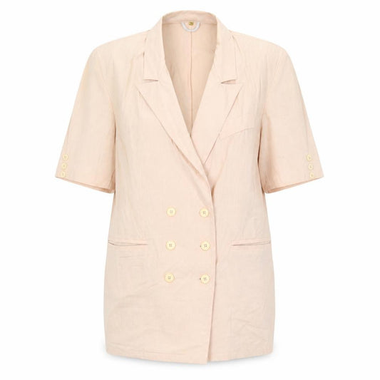 C&A Women's Beige Blazer Size 10 - Stylish Workwear