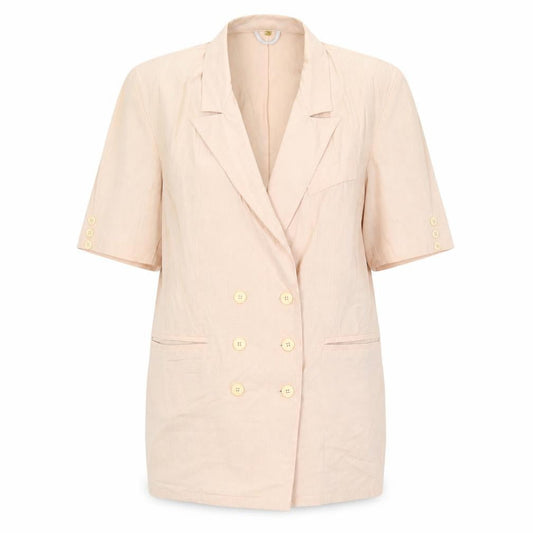 C&A Women's Beige Blazer Size 10 - Stylish Workwear