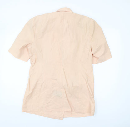 Back view of C&A Women's Beige Blazer, size 10, - Stylish Workwear