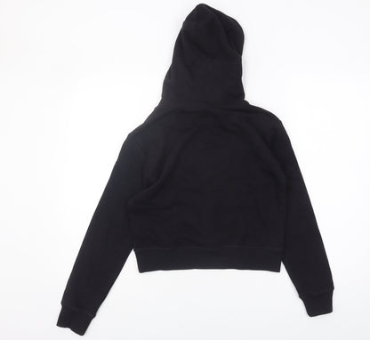 Champion Girls Black Pullover Hoodie - Large Logo Casual