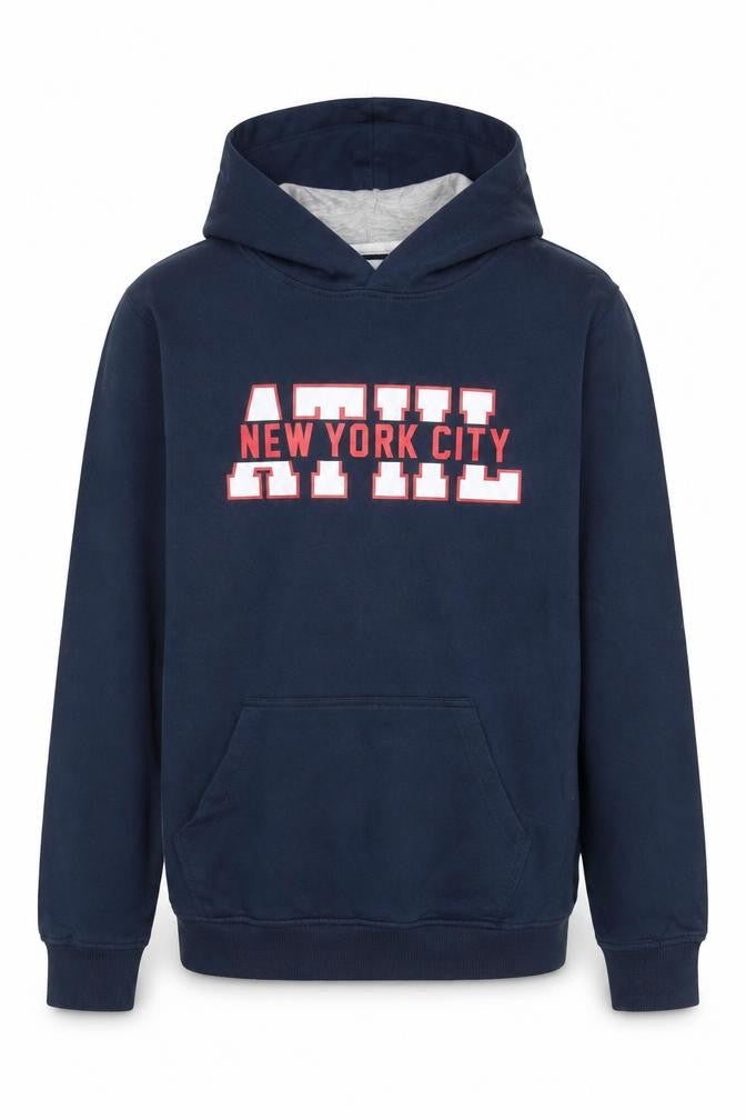 Terranova Boys Blue Pullover Hoodie Size 14+ with Logo