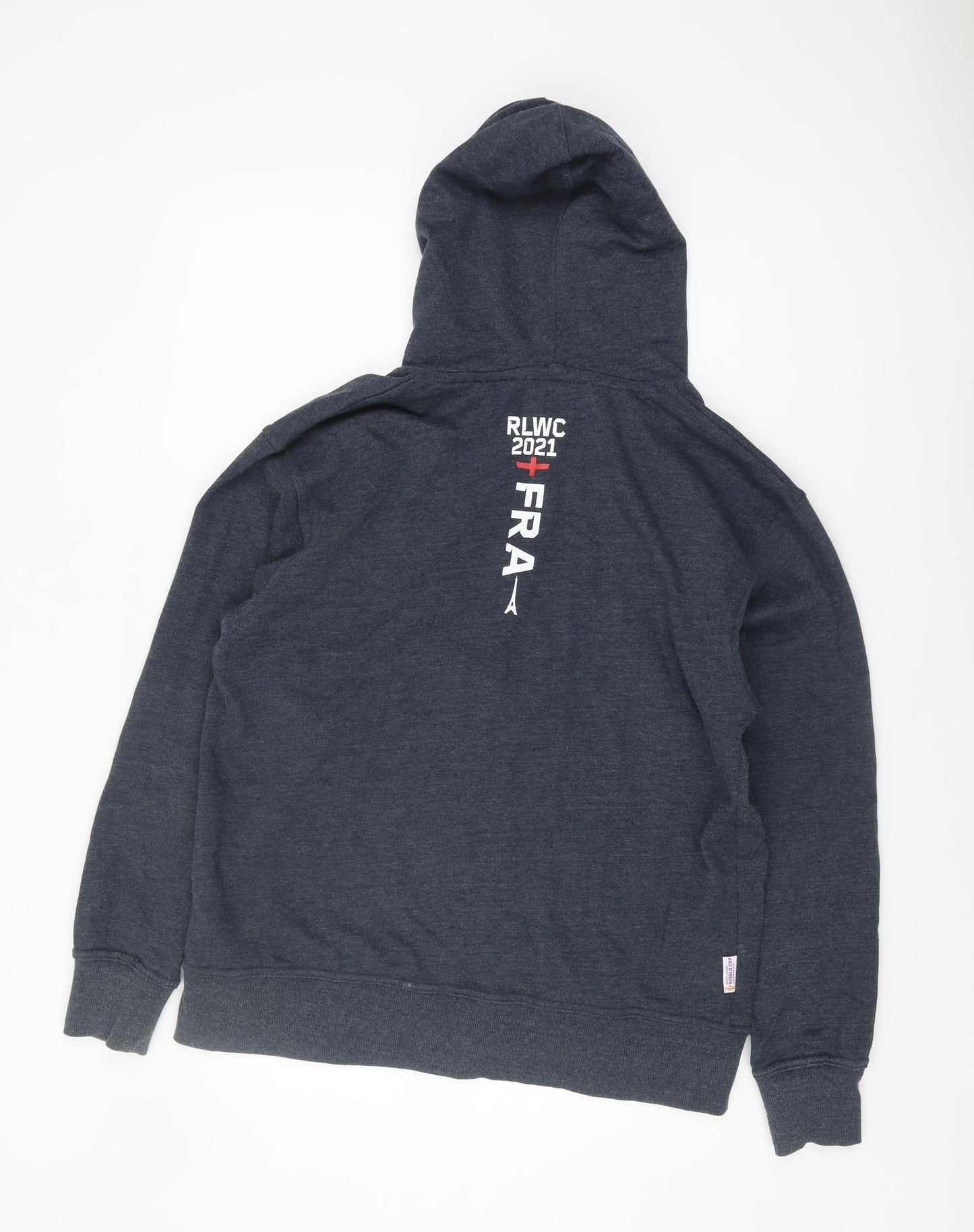 Rugby League World Cup Grey Hoodie M Unisex Full Zip
