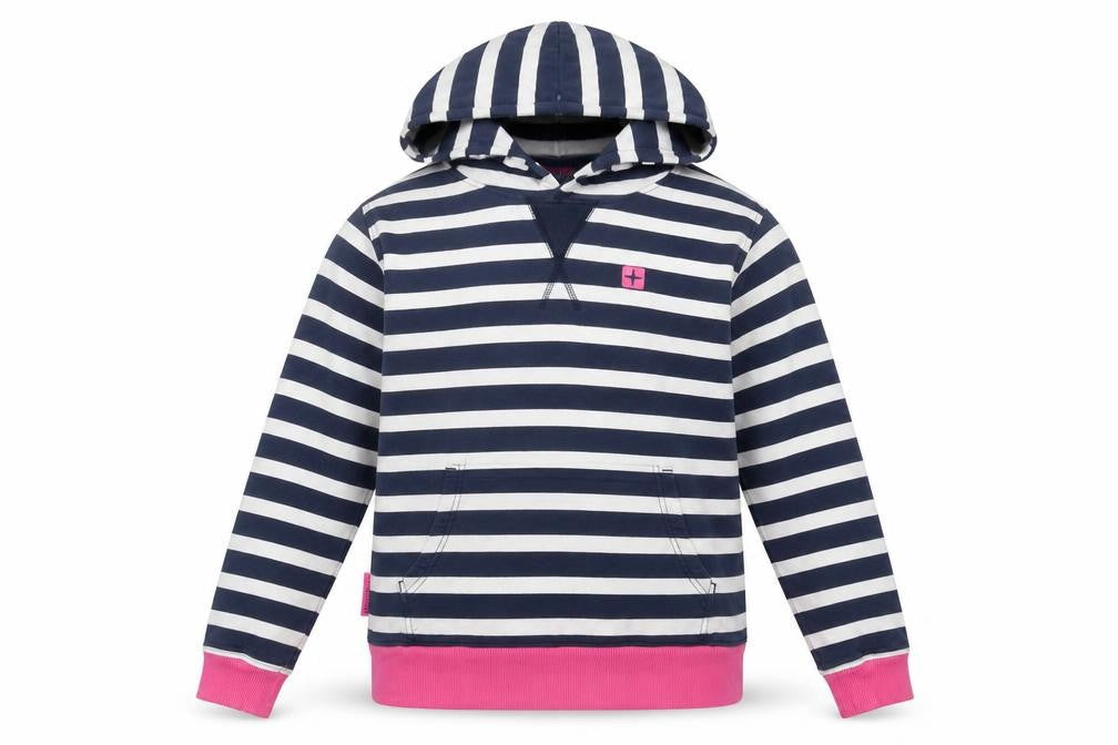 Mountain Warehouse Girls Striped Hoodie, Multi, 13 Years