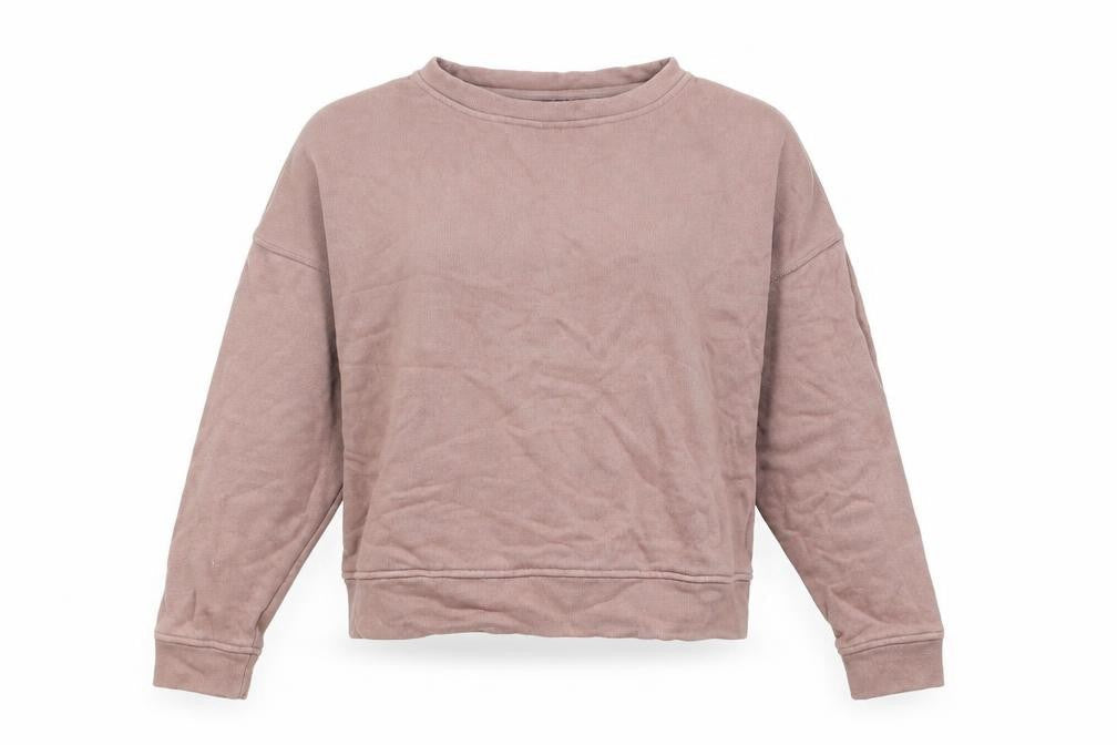 Oysho Women's Brown Cotton Pullover Sweatshirt Size 8