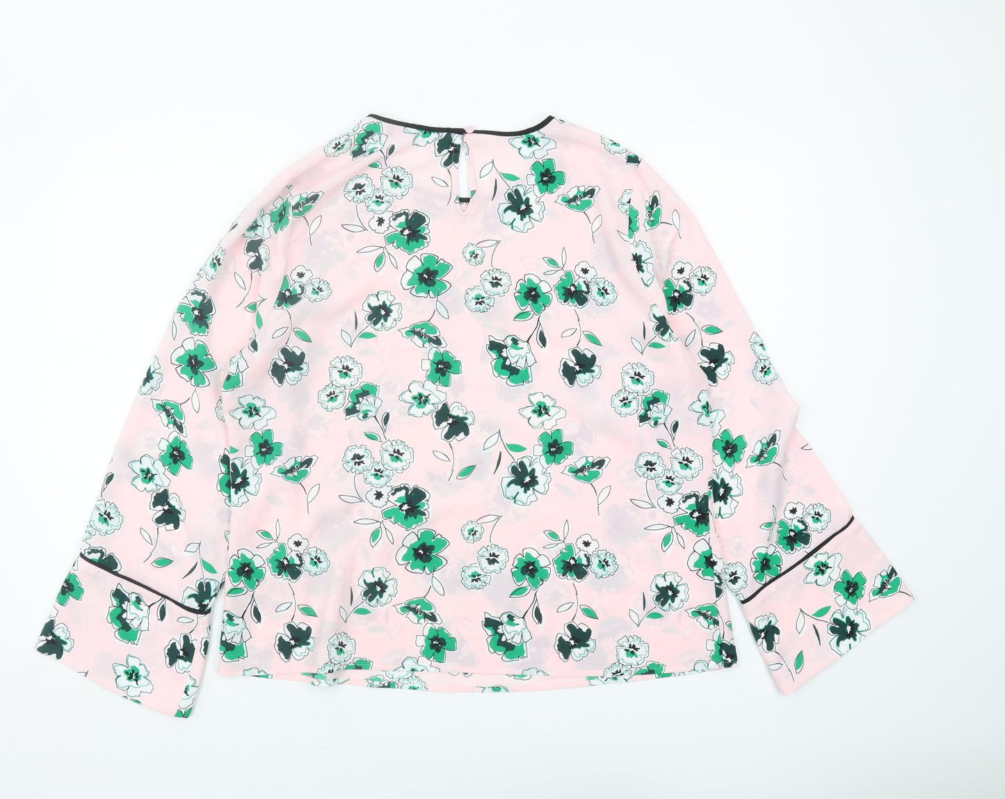 Marks and Spencer Women’s Pink Floral Blouse Size 16