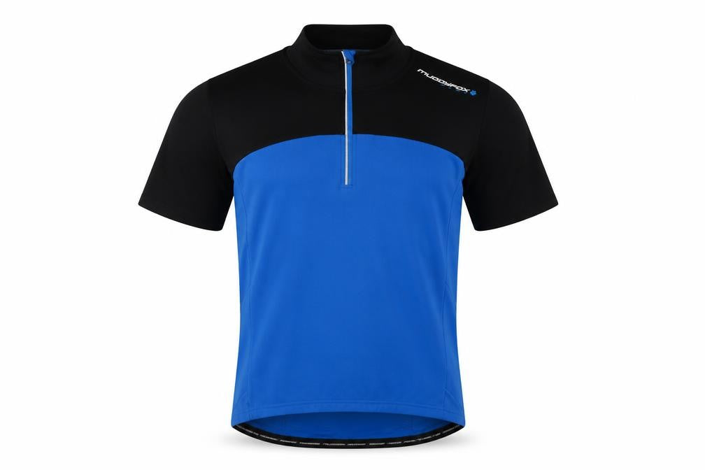 Muddyfox Men's XL Blue Cycling Jersey - Breathable & Quick Dry