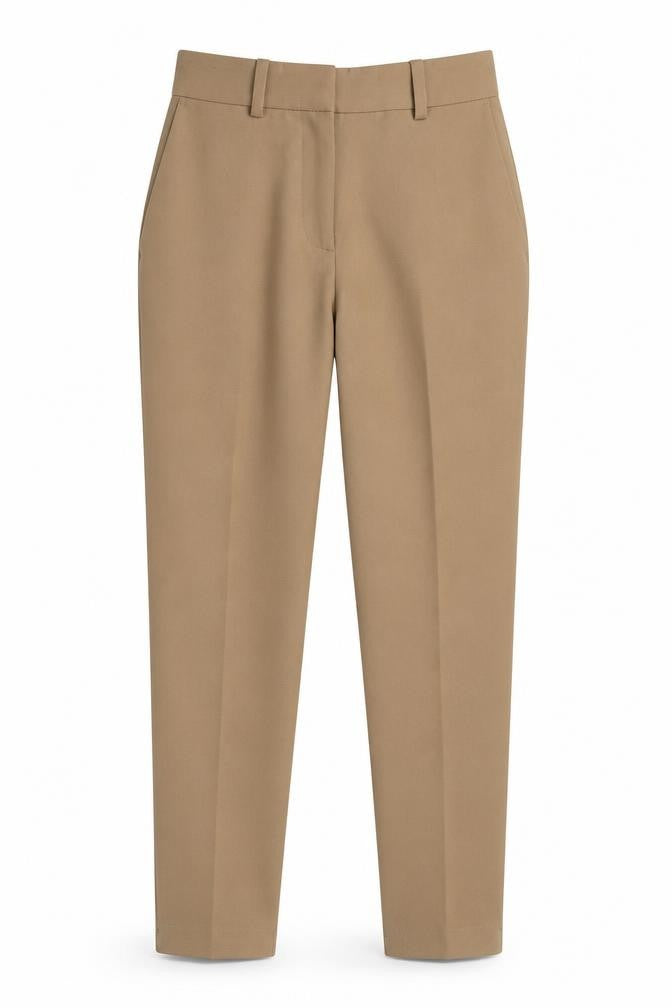 H&M Women's Beige Trousers Size 8