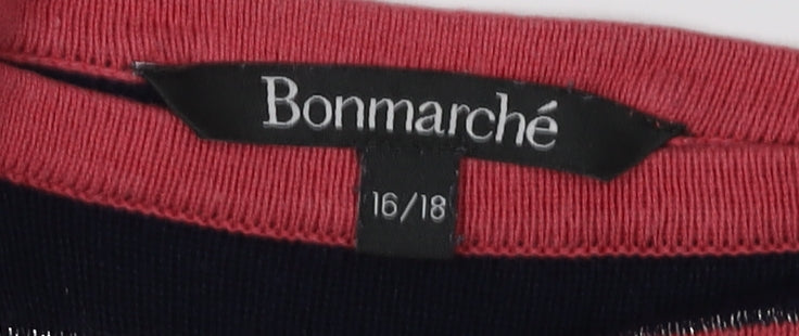Bonmarché Women's Multicoloured Pullover Jumper Size 16