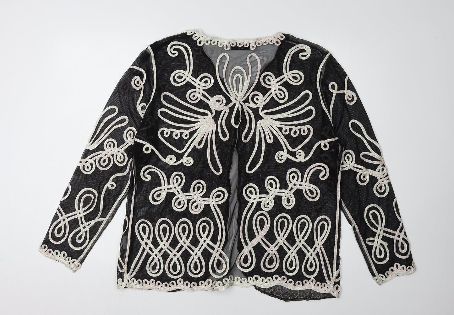 Just Elegance Women's Black Cardigan - L/XL