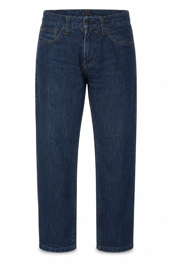 Often Unisex Blue Straight-Leg Jeans, Size 12
