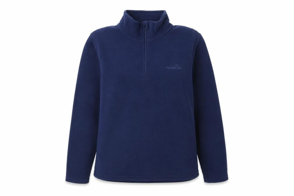 Freedom Trail Women's Blue Fleece Pullover Hoodie, Size 14