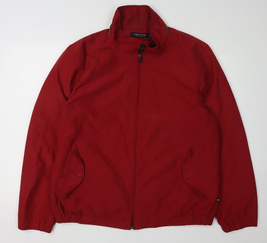 Nautica Men's Red Basic Jacket, Size L, Casual