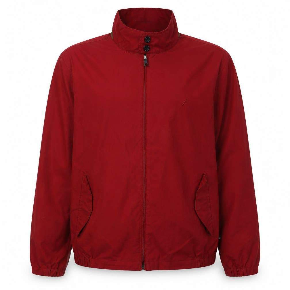 Nautica Men's Red Basic Jacket, Size L, Casual