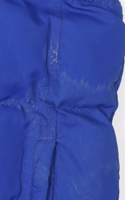 Additional view of Lee Cooper boys’' blue hooded bodywarmer jacket 11-12 years