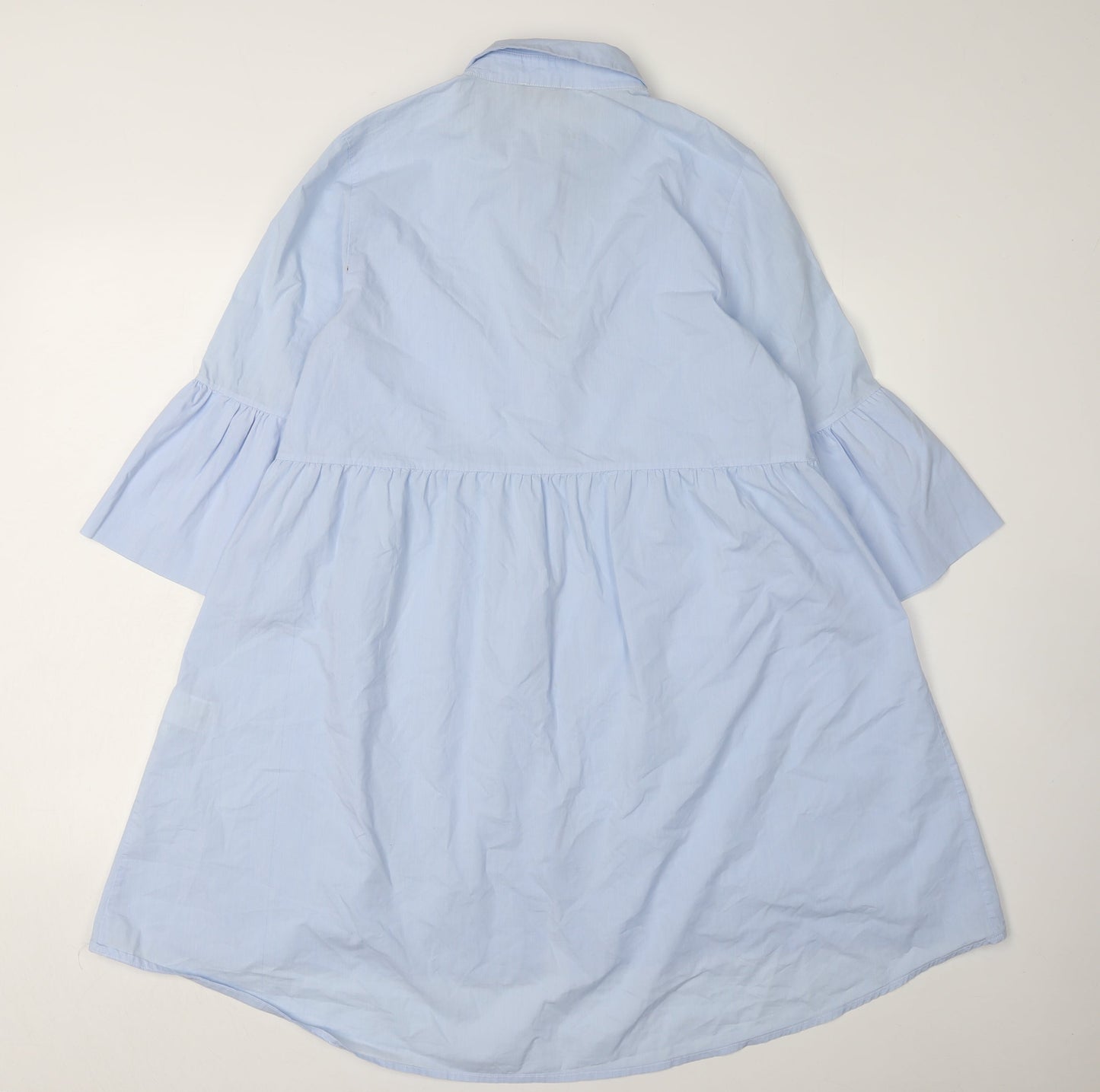 Maria Bellentani Women's Blue Shirt Dress M