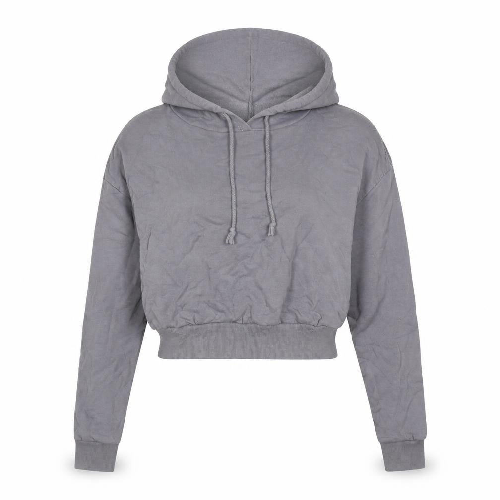 ASOS DESIGN Women’s Grey Pullover Hoodie, Size 8