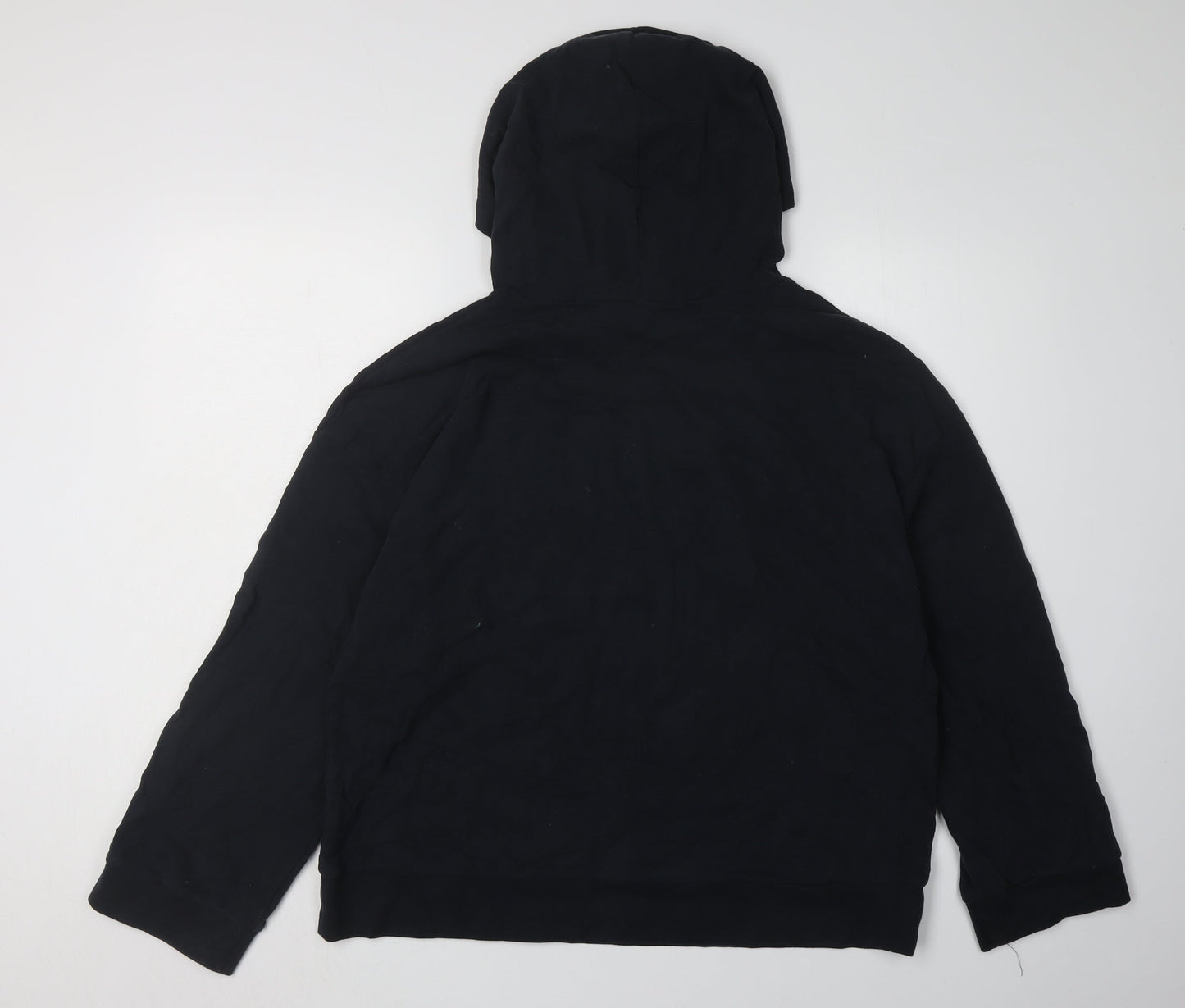 Zara Women's Black Studded Pullover Hoodie S