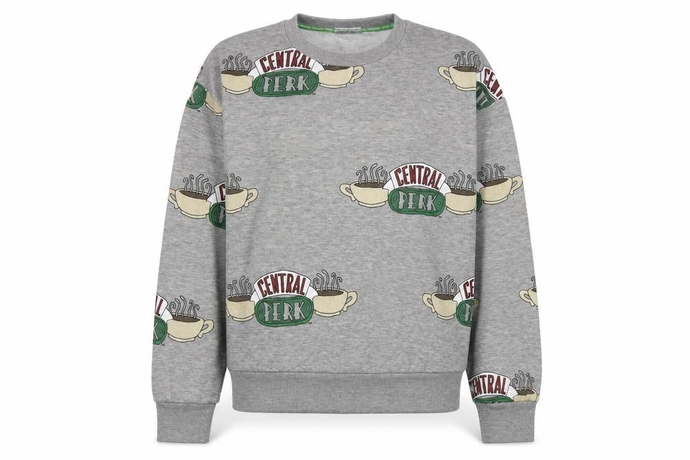 Friends Grey Graphic Logo Unisex Sweatshirt - Size S