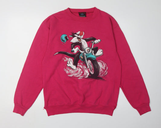 Garmentgraphics Unisex Red Pullover Sweatshirt M