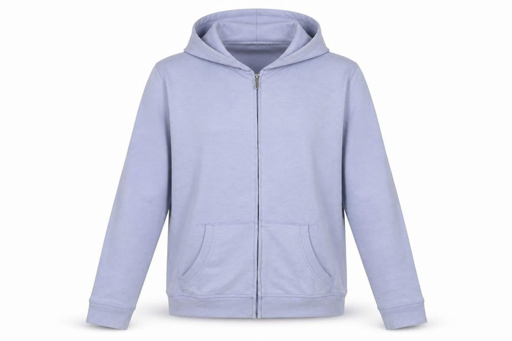 Isle Women's Blue Full Zip Hoodie, Size M, Casual