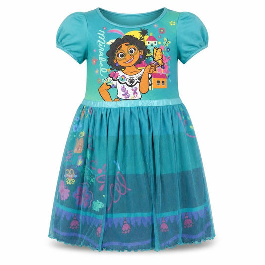 Disney Encanto Girls Blue A-Line Dress 2-3 Years