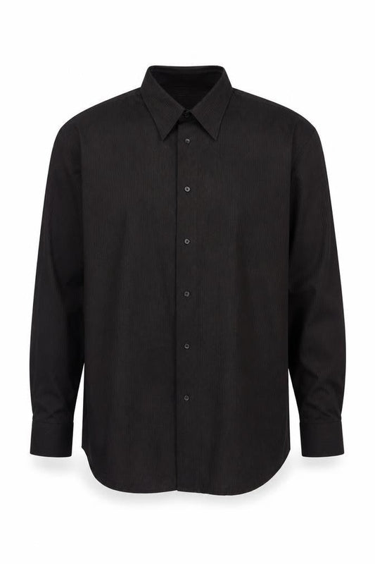 Tom English Men's Large Black Striped Shirt