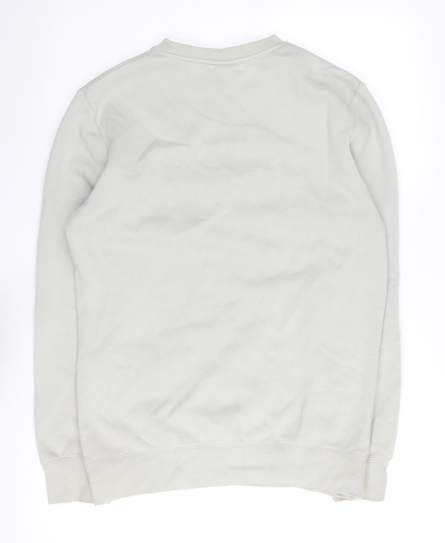 H&M Men's Beige Graphic Print Sweatshirt Pullover S