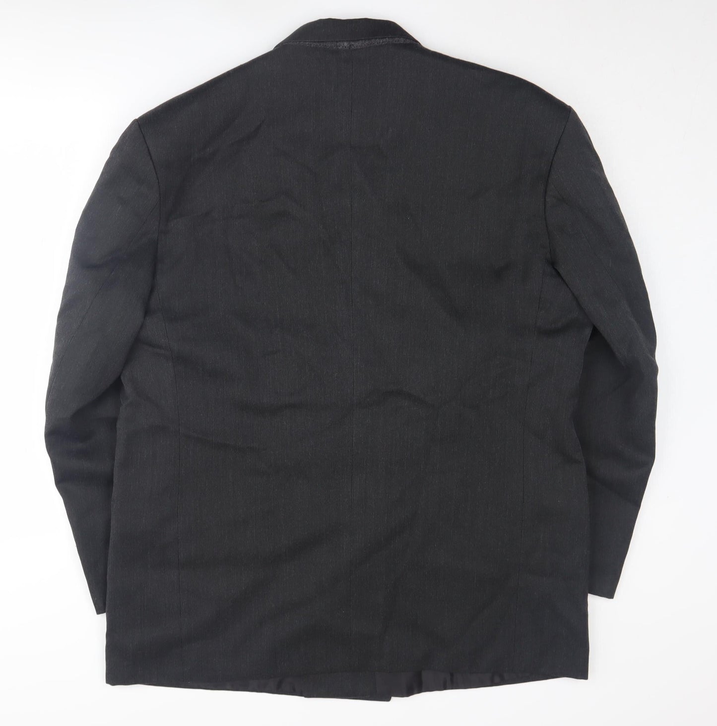 Burton Black Double-Breasted Men's Blazer 44R Elegant