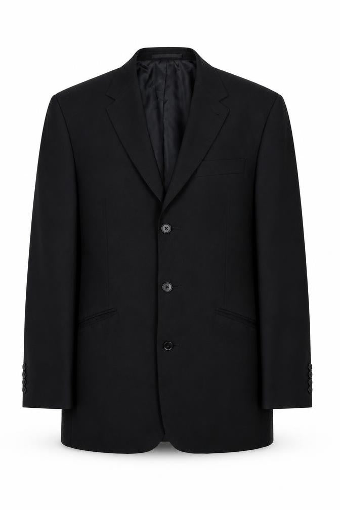 NEXT Men's Black Blazer 38R Notch Lapel Formal Jacket