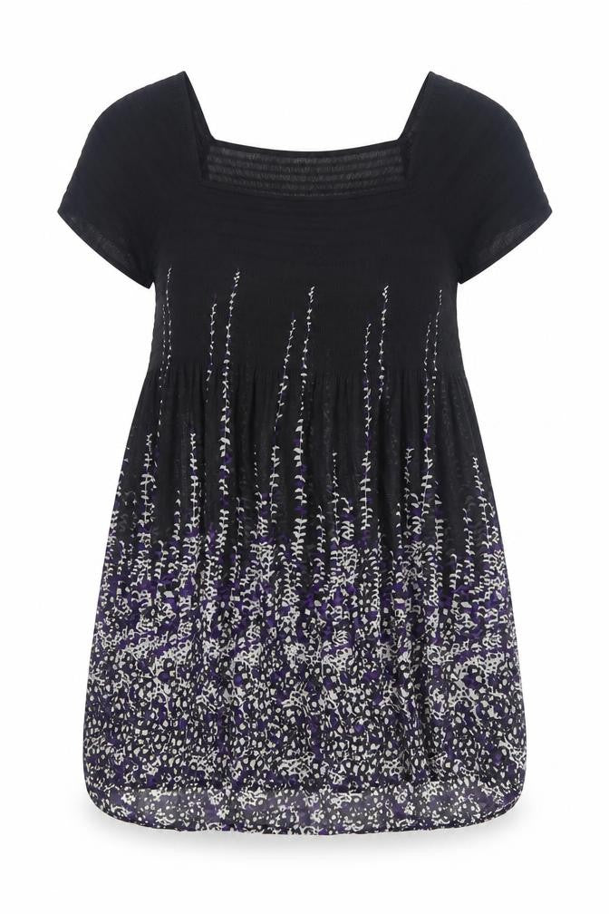Marks & Spencer Women's Black Floral Blouse
