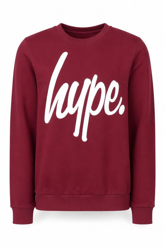 Hype Men's Red Graphic Print Pullover Sweatshirt M