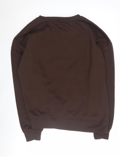 Preloved Disney Bambi Women's Brown Pullover Sweatshirt Size L - Back