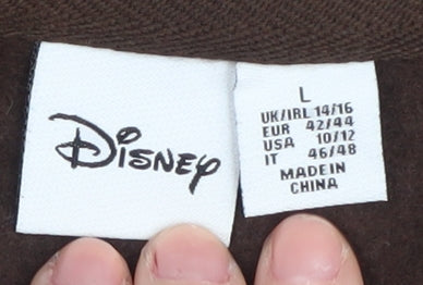 Preloved Disney Bambi Women's Brown Pullover Sweatshirt Size L - Label