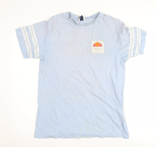 Ellesse Men’s Blue S T-Shirt Logo Short Sleeve