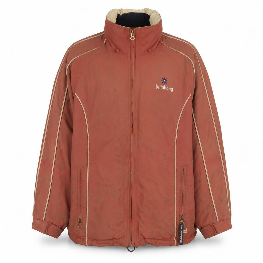 Billabong Women's Brown Jacket Size 2 with Logo