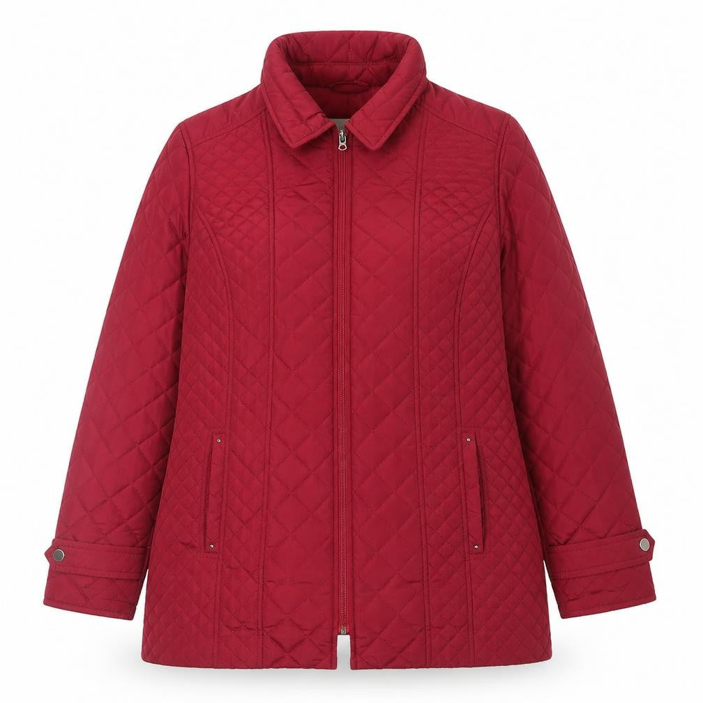 Marks & Spencer Women's Red Quilted Jacket Size 16