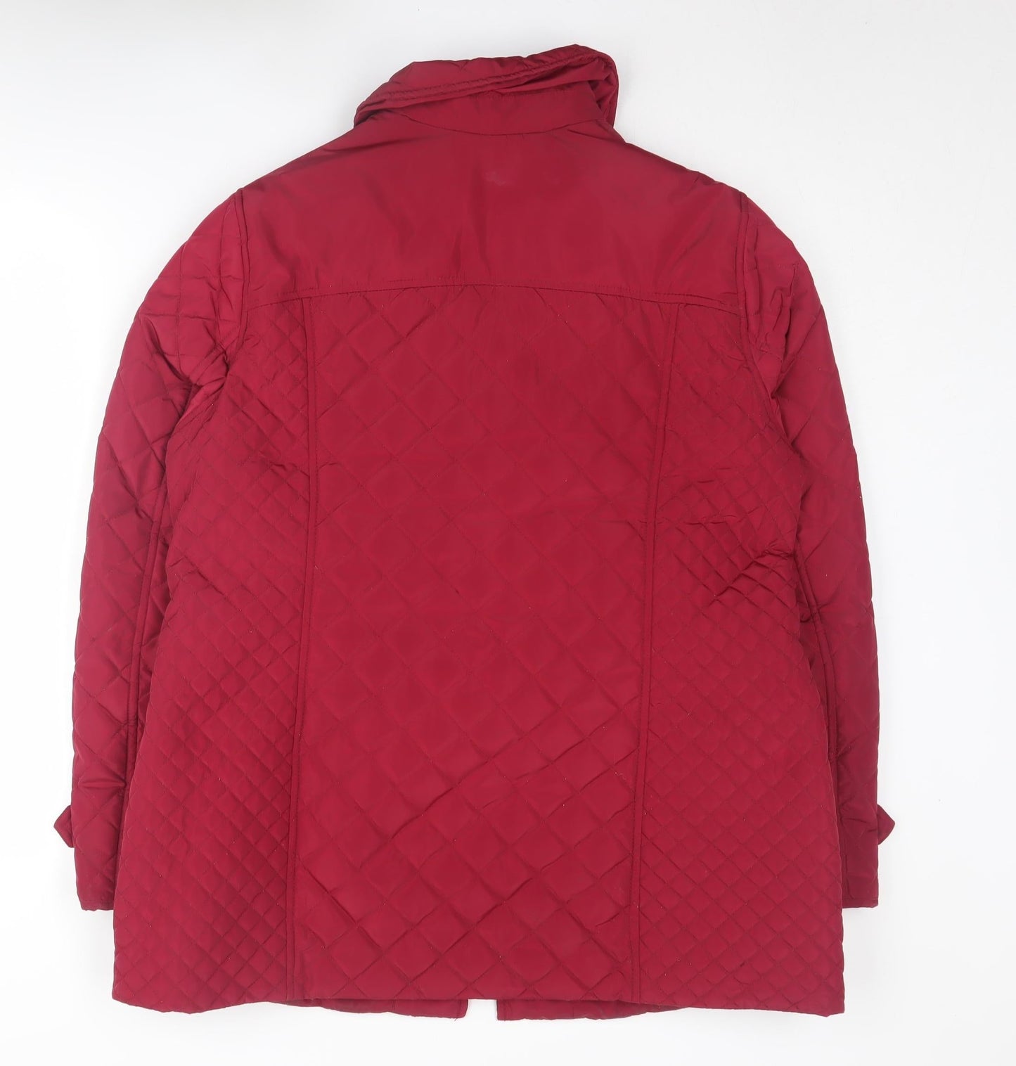 Marks and Spencer Women's Red Quilted Jacket Size 16