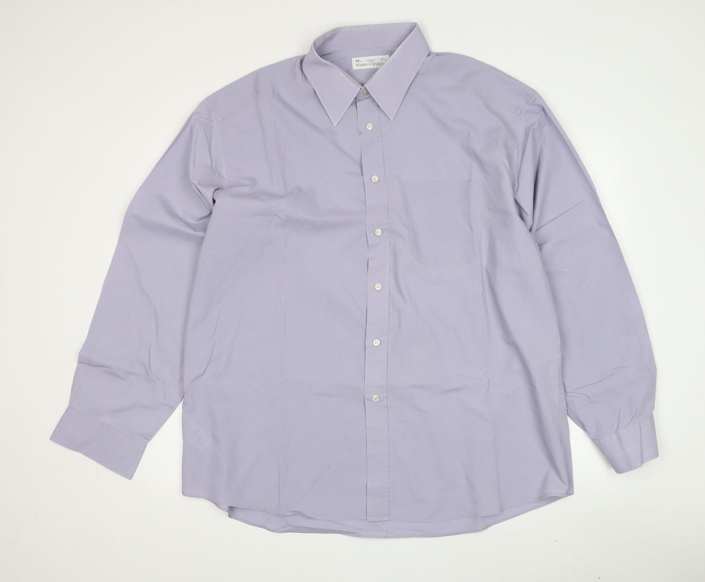 Marks & Spencer Men's Blue XL Formal Dress Shirt
